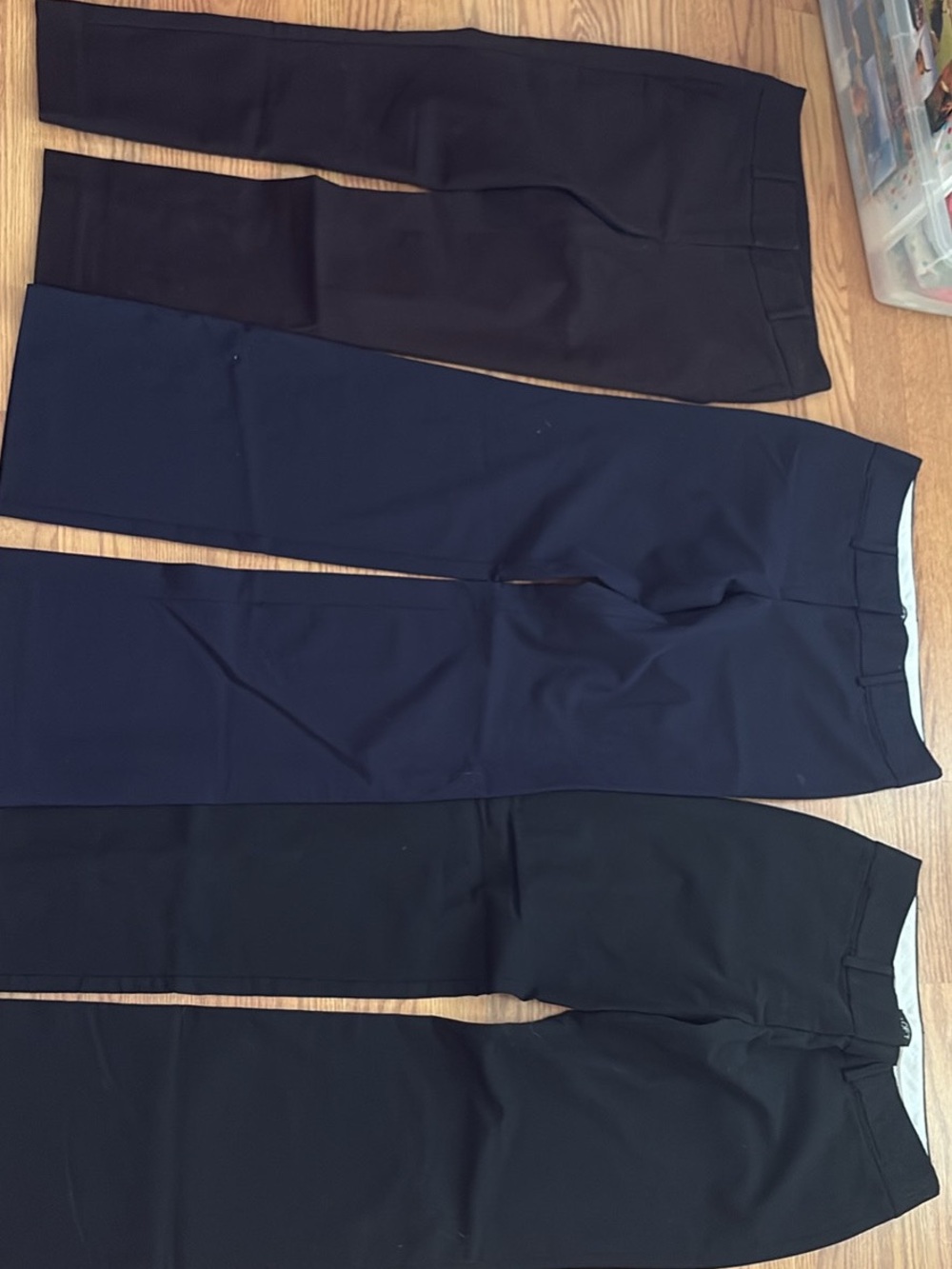 Loft Women's Tailored Pants - Black and Navy